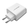 Qoltec 51718 Charger | 45W | 5-20V | 2.4-3A | USB type C PD | USB | White