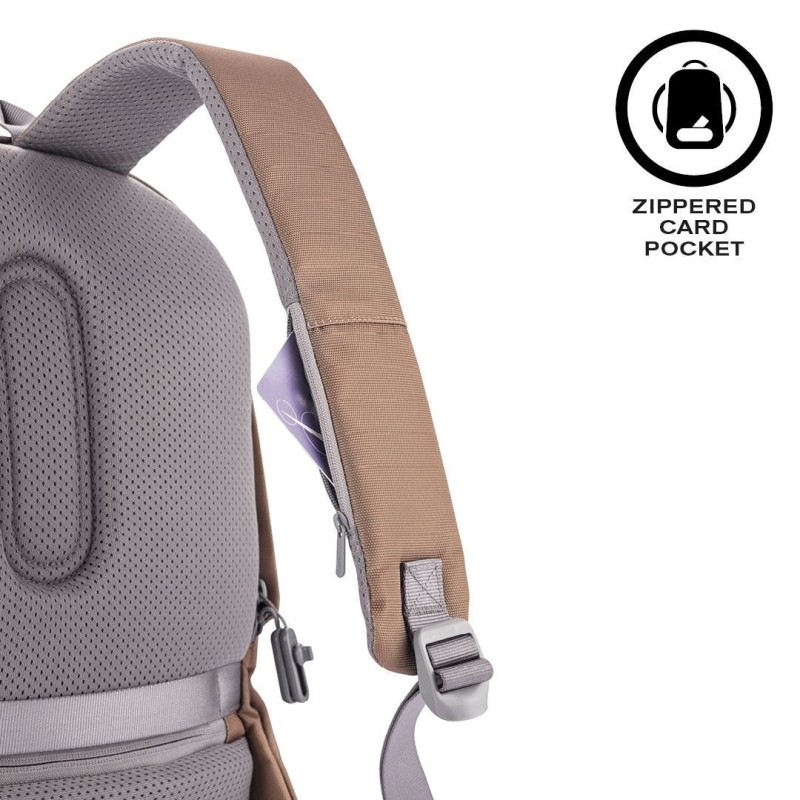 XD DESIGN ANTI-THEFT BACKPACK BOBBY SOFT BROWN P/N: P705.796 XD DESIGN ANTI-THEFT BACKPACK BOBBY SOFT BROWN P/N: P705.796