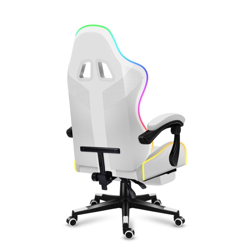 HUZARO FORCE 4.7 RGB White GAMING CHAIR HUZARO FORCE 4.7 RGB White GAMING CHAIR