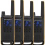 Motorola Talkabout T82 Extreme Quad Pack two-way radio 16 channels Black,Orange