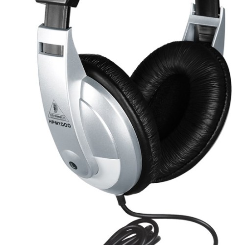 Behringer HPM1000 headphones/headset Wired Music Black, Silver