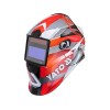 Yato YT-73921 welding mask/helmet Welding helmet with auto-darkening filter Black, Red, Silver