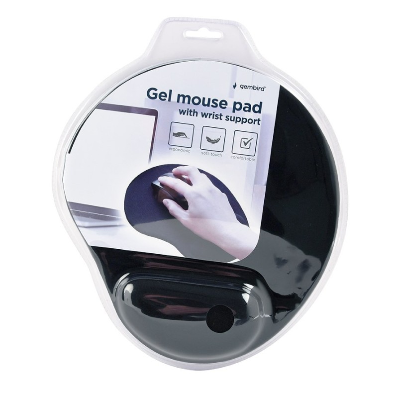 Gembird MP-GEL-BLACK mouse pad