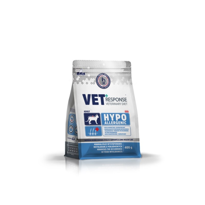 VET RESPONSE Hypoallergenic - dry cat food - 400g