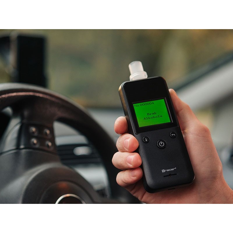 Tracer BreathEZ-2B Semiconductor Breathalyser, Black