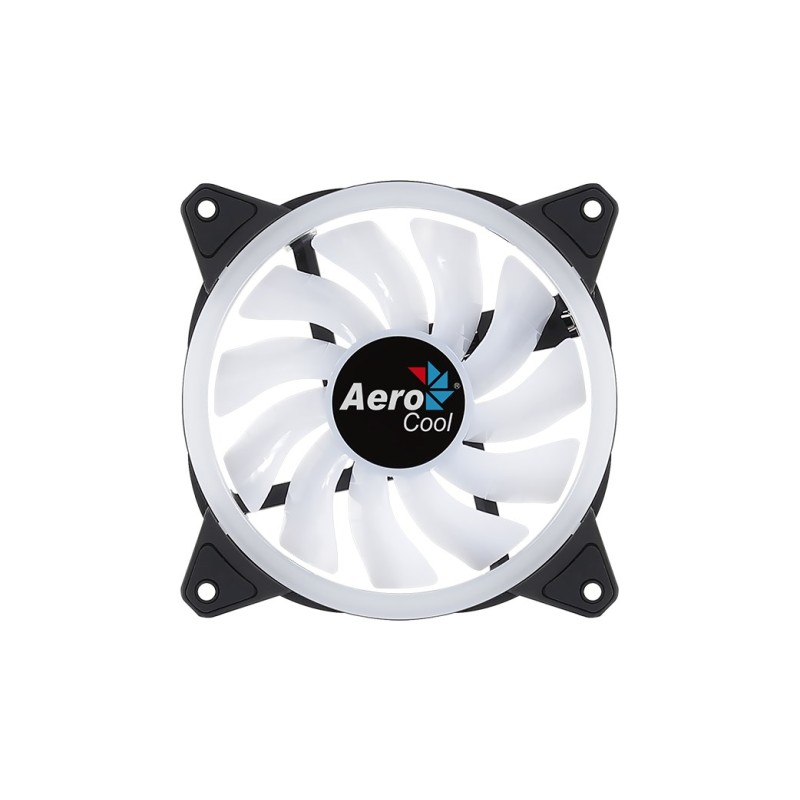 Aerocool Duo 12 ARGB 6-pin Computer case Fan 12 cm Black Aerocool Duo 12 ARGB 6-pin Computer case Fan 12 cm Black