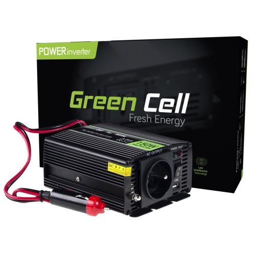 Green Cell INV06 power adapter/inverter Auto 150 W Black Green Cell INV06 power adapter/inverter Auto 150 W Black