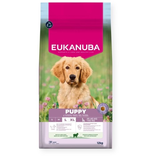 EUKANUBA Puppy L XL Rich in lamb & rice - dry dog food - 12kg