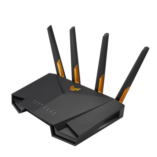 ASUS TUF Gaming AX3000 V2 wireless router Gigabit Ethernet Dual-band (2.4 GHz / 5 GHz) Black, Orange ASUS TUF Gaming AX3000 V2 wireless router Gigabit Ethernet Dual-band (2.4 GHz / 5 GHz) Black, Orange