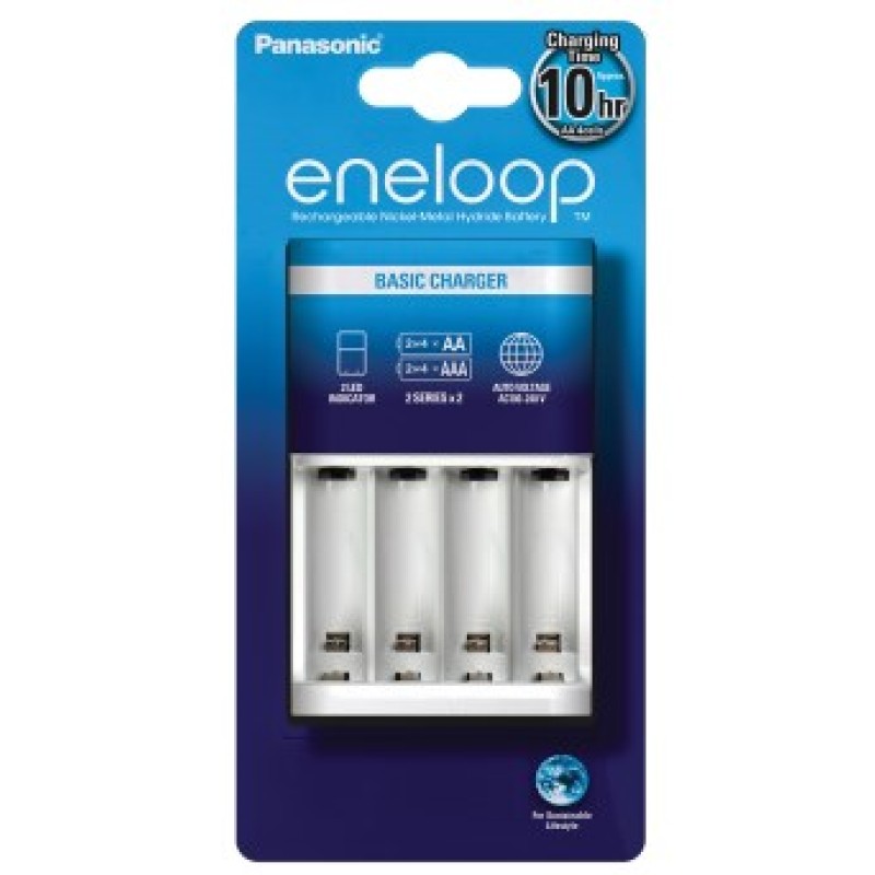 ŁADOWARKA PANASONIC SMARTPLUS USB + 4 x AA ENELOOP 2000 mAh ŁADOWARKA PANASONIC SMARTPLUS USB + 4 x AA ENELOOP 2000 mAh