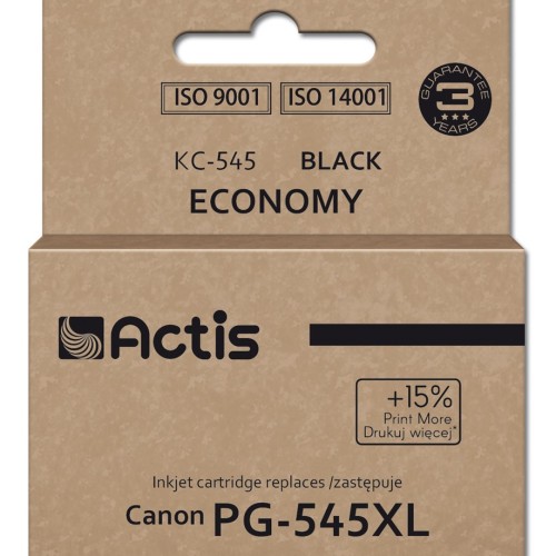 Actis KC-545 Ink Cartridge (replacement for Canon PG-545XL; Supreme; 15 ml; 207 pages; black).
