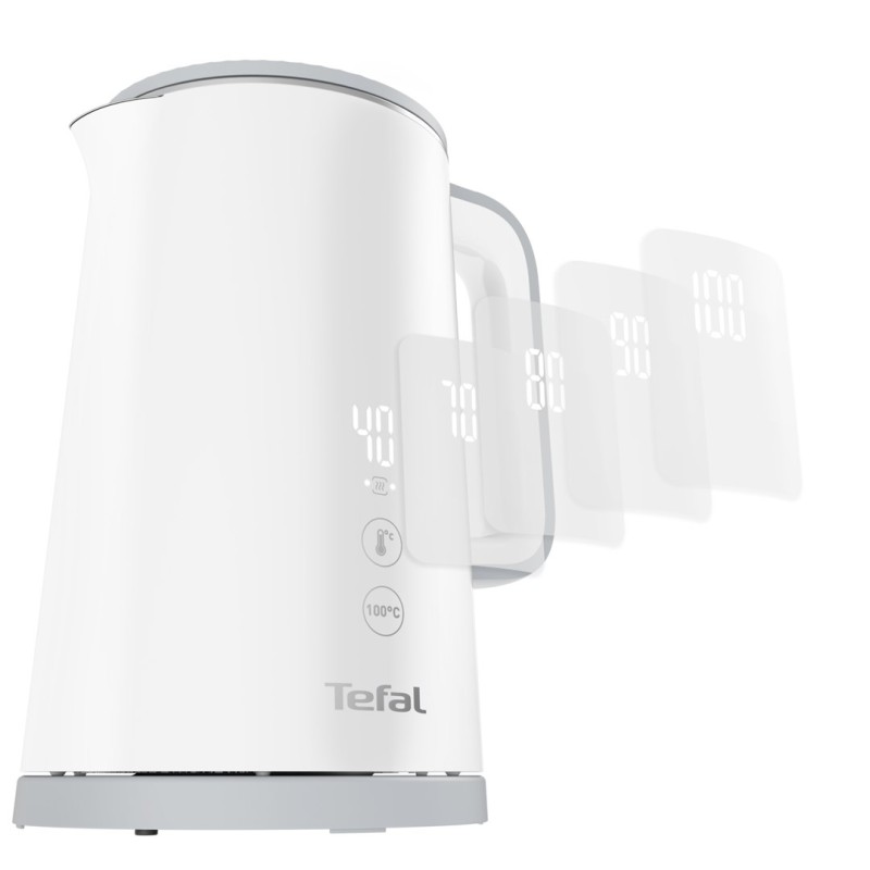 Tefal Sense KO6931 electric kettle 1.5 L 1800 W White Tefal Sense KO6931 electric kettle 1.5 L 1800 W White