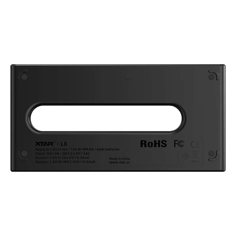 Battery charger AA/AAA 1,5 V i 1,2V, smart - 8 slots Battery charger AA/AAA 1,5 V i 1,2V, smart - 8 slots