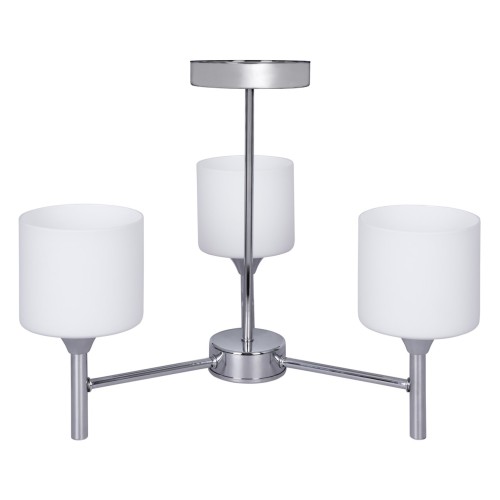 Activejet Classic chandelier pendant ceiling lamp MIRA chrome triple 3xE27 for living room