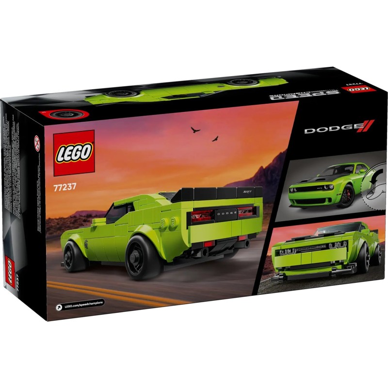 LEGO SPEED CHAMPIONS 77237 Dodge Challenger SRT Hellcat Sports Car LEGO SPEED CHAMPIONS 77237 Dodge Challenger SRT Hellcat Sports Car