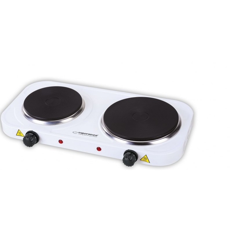 Esperanza EKH014W Electric cooker 2 zones White