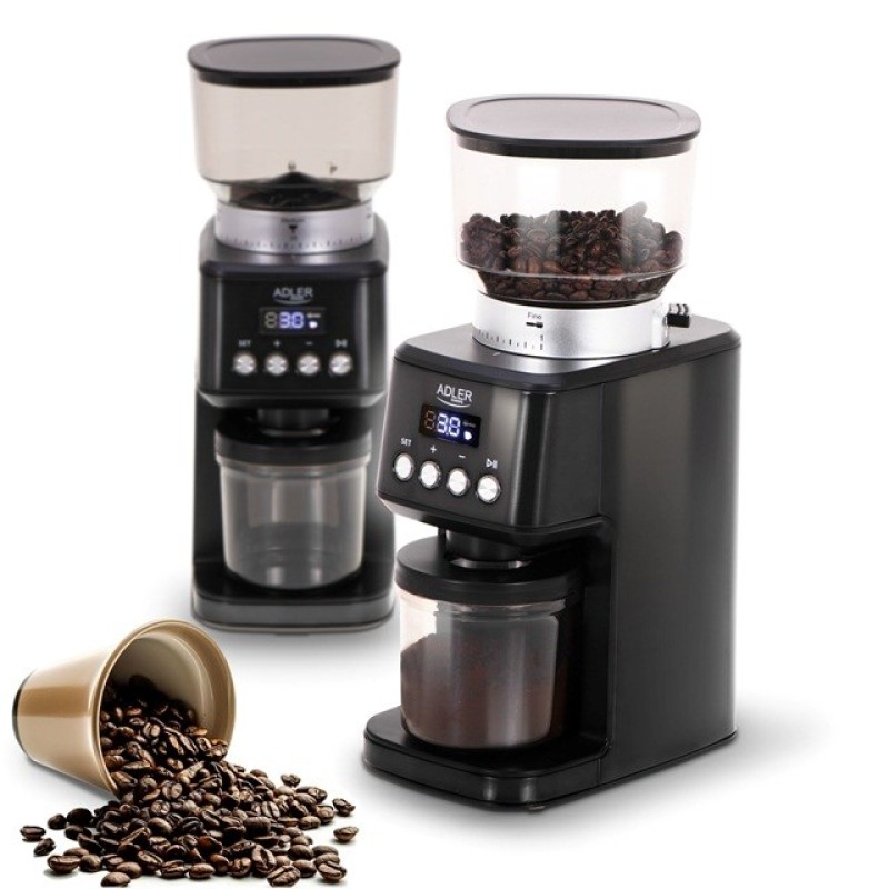Adler AD 4300 Burr coffee grinder black
