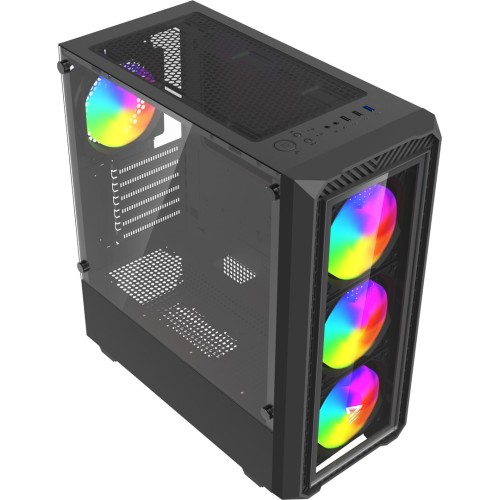 Savio Noctis Glass RGB Cube Black Savio Noctis Glass RGB Cube Black