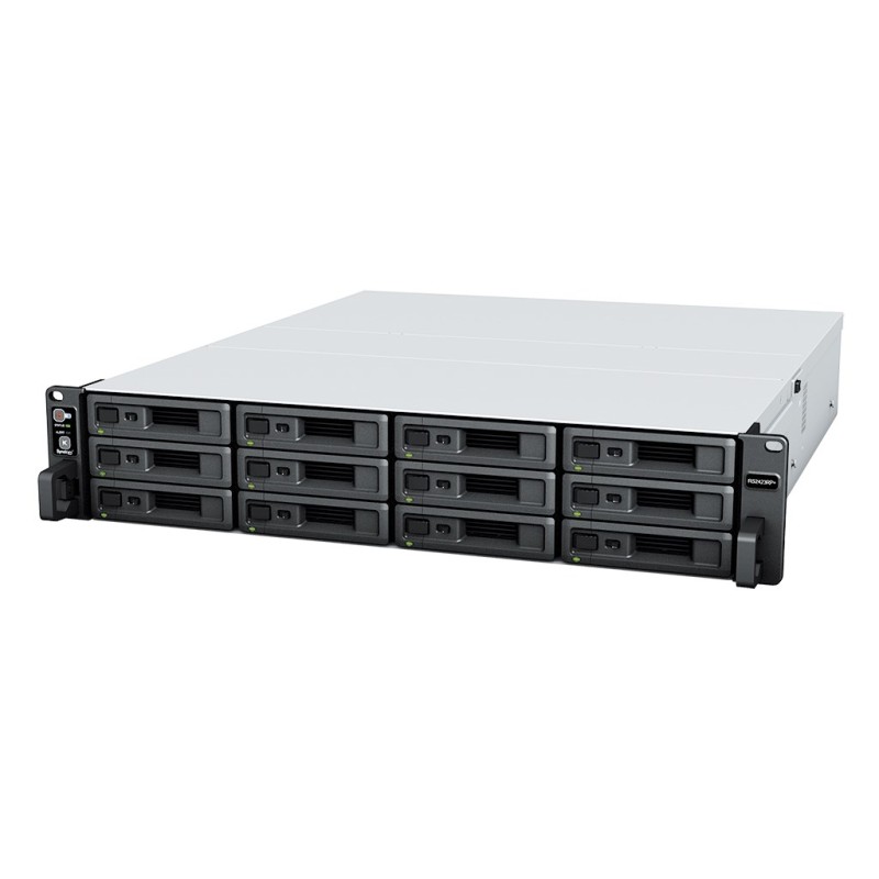 Synology RackStation RS2423+ NAS/storage server Rack (2U) Ryzen Embedded V1780B 8 GB DDR4 0 TB DiskStation Manager Black, Grey Synology RackStation RS2423+ NAS/storage server Rack (2U) Ryzen Embedded V1780B 8 GB DDR4 0 TB DiskStation Manager Black, Grey