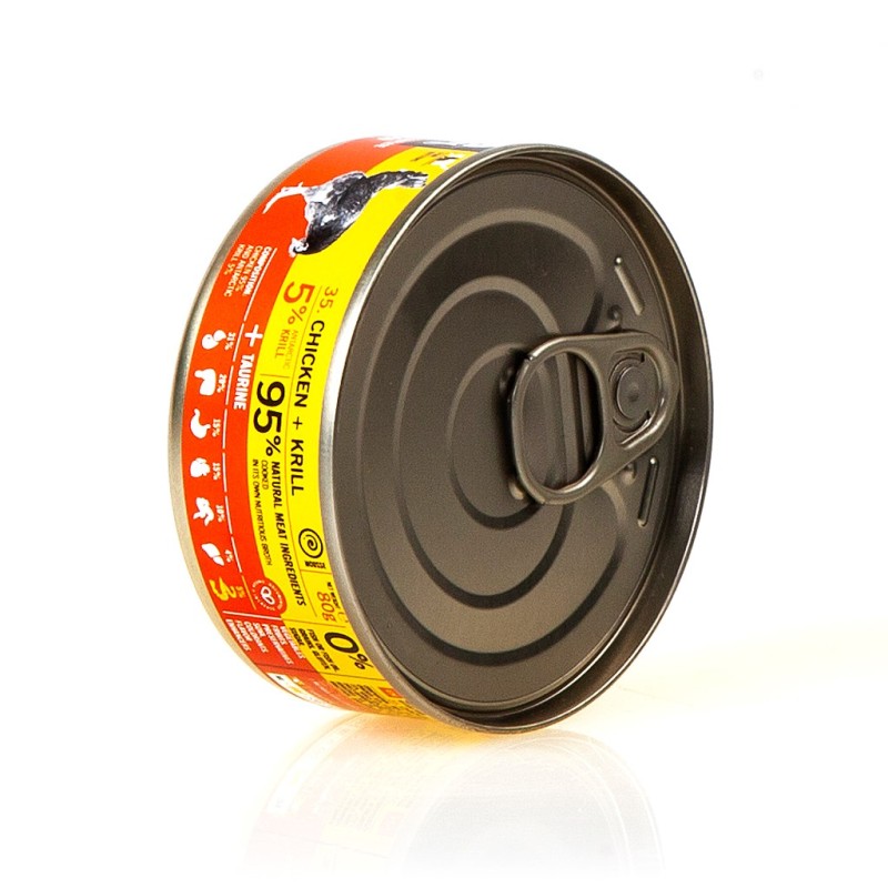 3COTY Chicken with krill For kittens - wet cat food - 80g 3COTY Chicken with krill For kittens - wet cat food - 80g