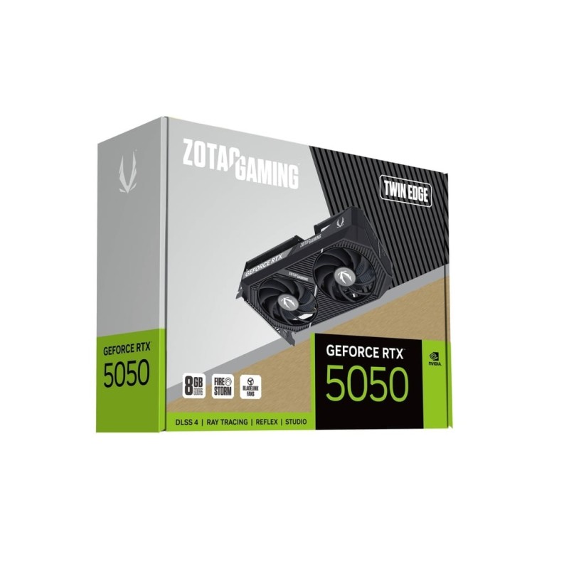 Zotac GAMING GeForce RTX 5050 Twin Edge NVIDIA 8 GB GDDR6 Zotac GAMING GeForce RTX 5050 Twin Edge NVIDIA 8 GB GDDR6