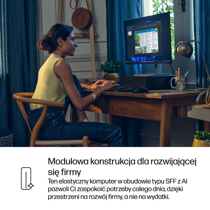 HP ProDesk 4 SFF G1i AI PC Intel Core Ultra 5 225 16 GB DDR5-SDRAM 512 GB SSD Windows 11 Pro Black