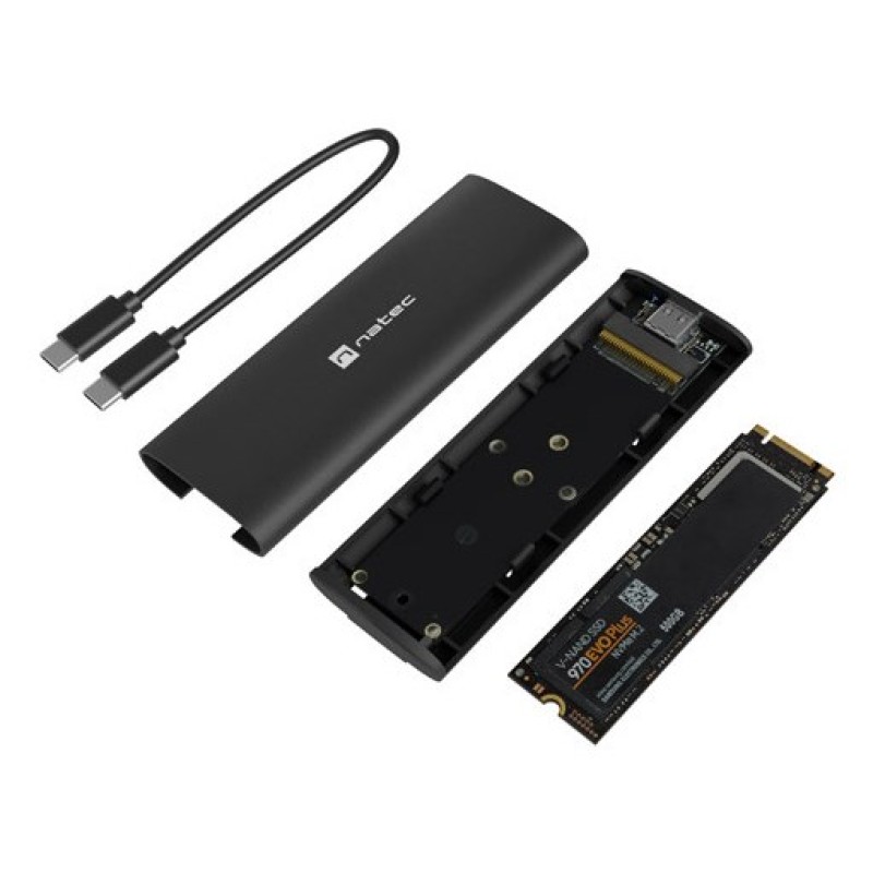 NATEC NKZ-2286 storage drive enclosure SSD enclosure Black M.2 NATEC NKZ-2286 storage drive enclosure SSD enclosure Black M.2