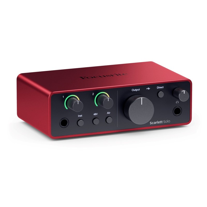 Focusrite Scarlett Solo - 2-kanałowy interfejs Focusrite Scarlett Solo - 2-kanałowy interfejs