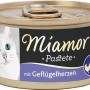 MIAMOR Pastete Poultry hearts - wet cat food - 85g