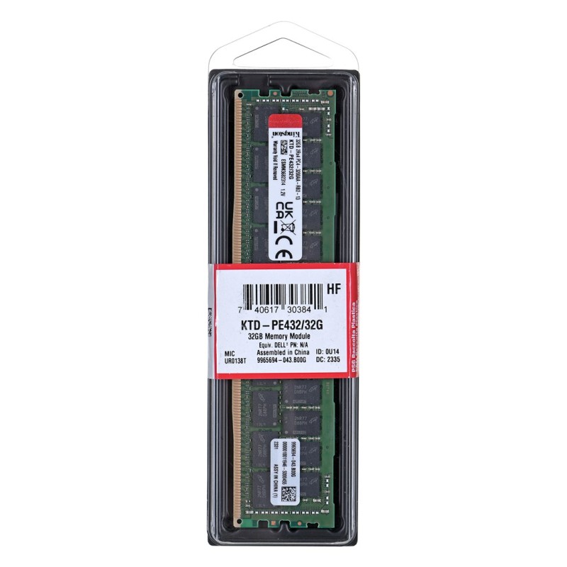 HPE ProLiant 64GB 2Rx4 PC5-4800B-R Smart Kit P43331-B21 HPE ProLiant 64GB 2Rx4 PC5-4800B-R Smart Kit P43331-B21
