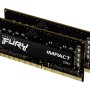 Kingston Technology FURY 16GB 3200MT/s DDR4 CL20 SODIMM (Kit of 2) Impact