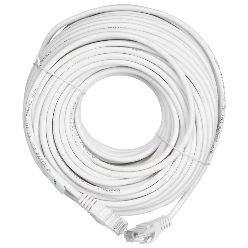 LANBERG PATCHCORD UTP CAT.5E 30M WHITE LANBERG PATCHCORD UTP CAT.5E 30M WHITE