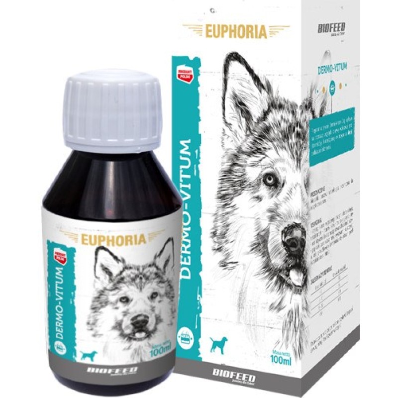 BIOFEED Euphoria Dermo-Vitum Dog - vitamins for dogs - 100ml