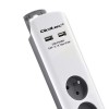 Qoltec 50294 surge protector White-grey 6 AC outlet(s) 230 V 1.8 m