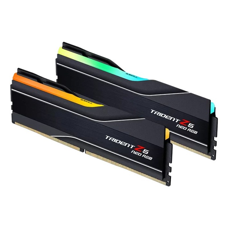 G.Skill Trident Z5 Neo RGB F5-6000J2636H48GX2-TZ5NR memory module 64 GB 2 x 32 GB DDR5 6000 MHz G.Skill Trident Z5 Neo RGB F5-6000J2636H48GX2-TZ5NR memory module 64 GB 2 x 32 GB DDR5 6000 MHz