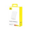 Baseus P10059001223-00 Lithium polymer (LiPo) power bank 10000 mAh Wireless charging White Baseus P10059001223-00 Lithium polymer (LiPo) power bank 10000 mAh Wireless charging White