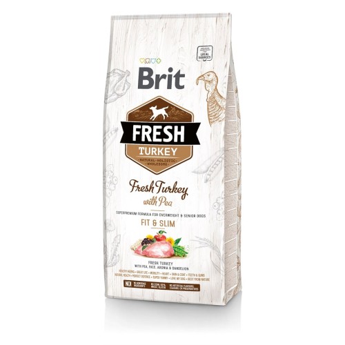 BRIT Fresh Turkey & Pea Fit & Slim - Dry dog food Turkey with pea - 12 kg BRIT Fresh Turkey & Pea Fit & Slim - Dry dog food Turkey with pea - 12 kg