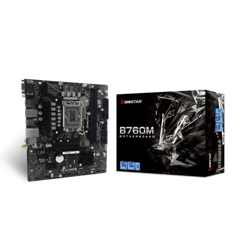Biostar B760MX2-E D4 motherboard Intel B760 LGA 1700 micro ATX Biostar B760MX2-E D4 motherboard Intel B760 LGA 1700 micro ATX