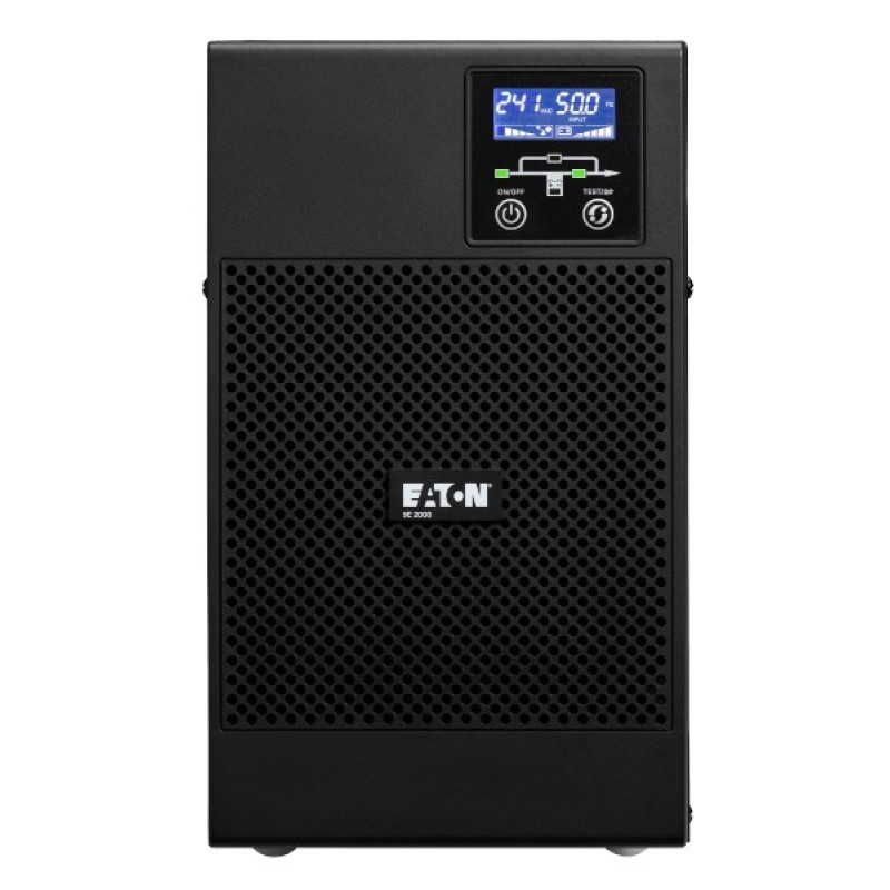 Eaton 9E 2000I uninterruptible power supply (UPS) Double-conversion (Online) 2 kVA 1600 W 6 AC outlet(s) Eaton 9E 2000I uninterruptible power supply (UPS) Double-conversion (Online) 2 kVA 1600 W 6 AC outlet(s)