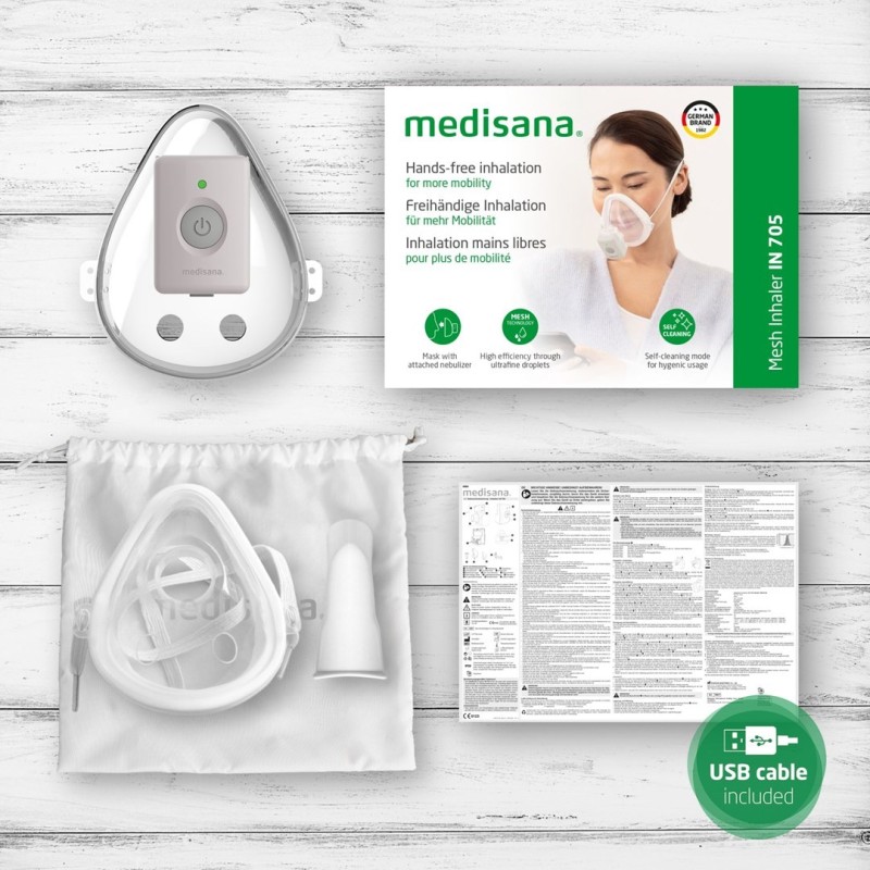 Medisana IN 705 hands-free inhaler (with mask) Medisana IN 705 hands-free inhaler (with mask)