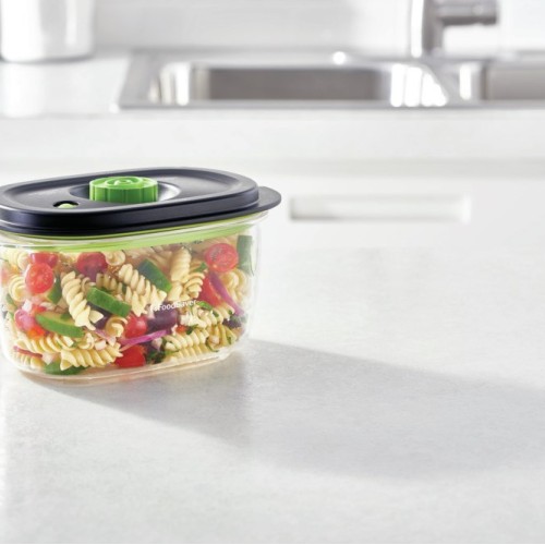 FoodSaver FFC022X food storage container Oval Box 1.2 L Black, Transparent 1 pc(s)