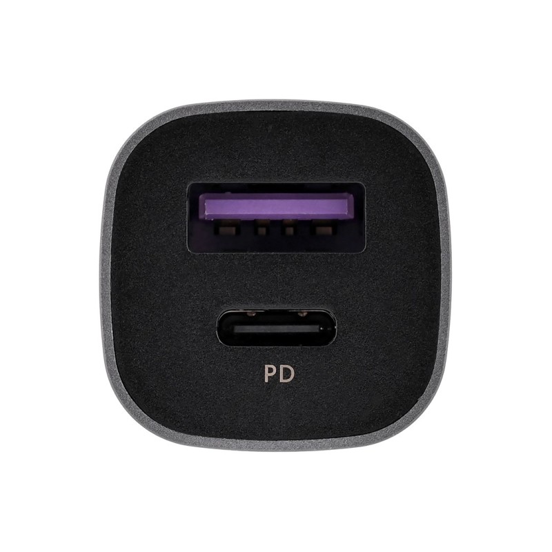 Ugreen USB Type-C / USB 24W Power Delivery Quick Charge car charger, grey (30780) Ugreen USB Type-C / USB 24W Power Delivery Quick Charge car charger, grey (30780)