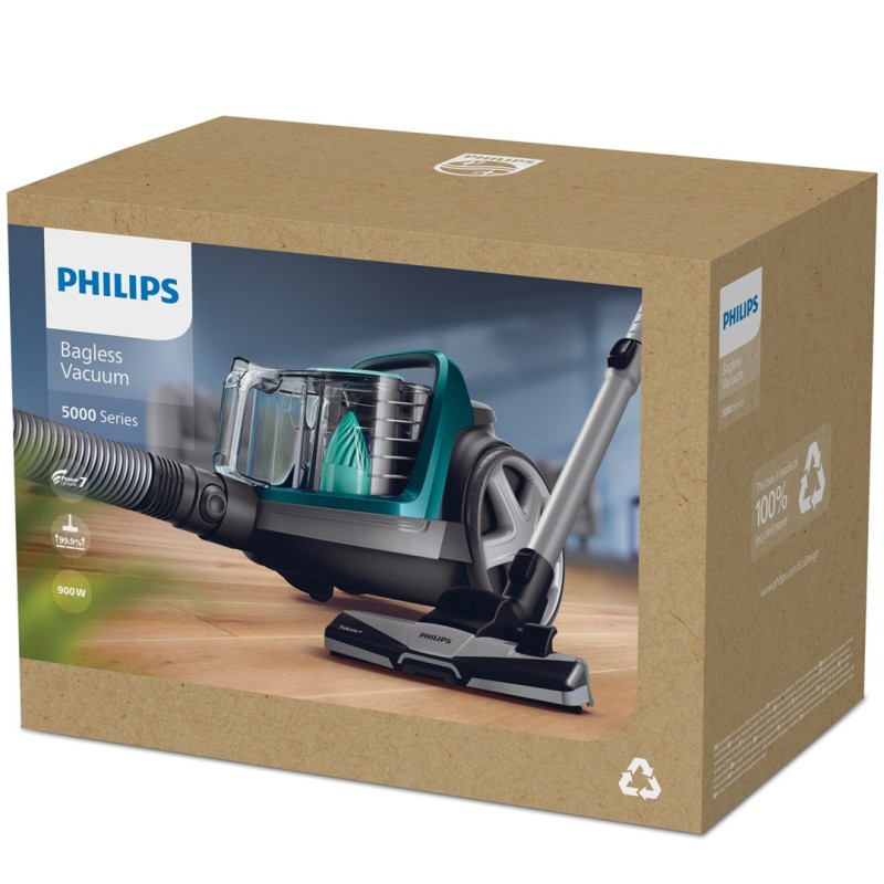 Philips 5000 series FC9555/09 vacuum 1.5 L Cylinder vacuum Dry 900 W Bagless Philips 5000 series FC9555/09 vacuum 1.5 L Cylinder vacuum Dry 900 W Bagless