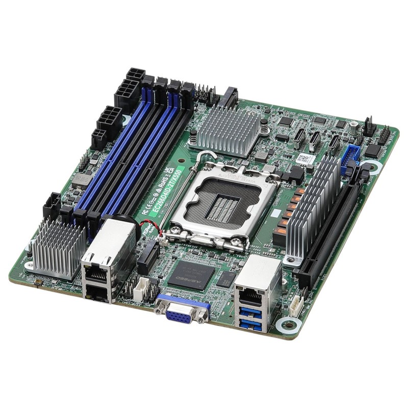 Asrock EC266D4ID-2T/X550 motherboard Intel C266 LGA 1700 mini ITX