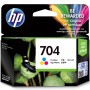 HP 704 Tri-color Original Ink Advantage Cartridge ink cartridge 1 pc(s) Cyan, Magenta, Yellow