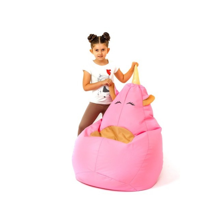 Unicorn pink XL 130 x 90 cm Sako bag pouffe Unicorn pink XL 130 x 90 cm Sako bag pouffe