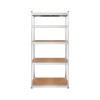 Rebel RB-1250 Metal Storage Rack Cabinet Shelves 175kg x5 180x90x40cm Galvanized Folding MDF Rebel RB-1250 Metal Storage Rack Cabinet Shelves 175kg x5 180x90x40cm Galvanized Folding MDF