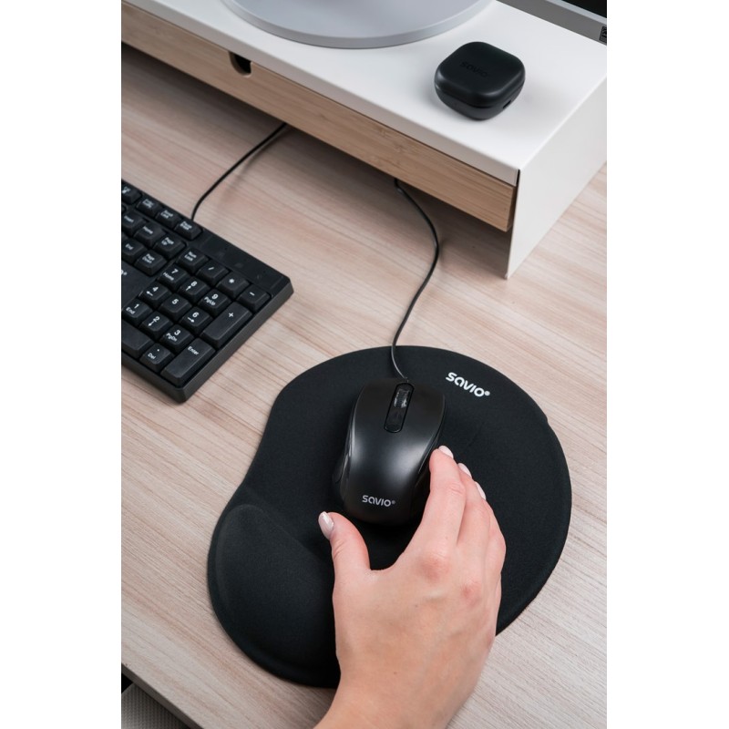 Savio KB-01 keyboard Home/Office USB QWERTY US English Black