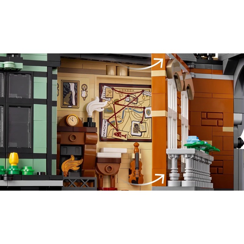 LEGO ICONS 10351 Sherlock Holmes: Book nook