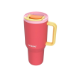 Thermal mug with telescopic straw Kambukka Rio Tumbler 950ml Pink Papaya Thermal mug with telescopic straw Kambukka Rio Tumbler 950ml Pink Papaya